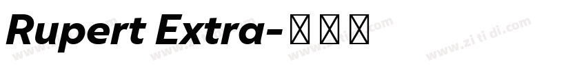 Rupert Extra字体转换
